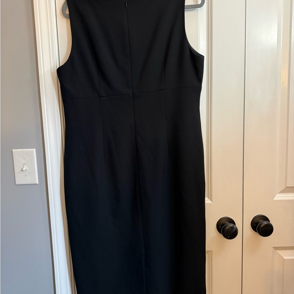 Kasper Elegant Black Midi Dress - Picture 3 of 5